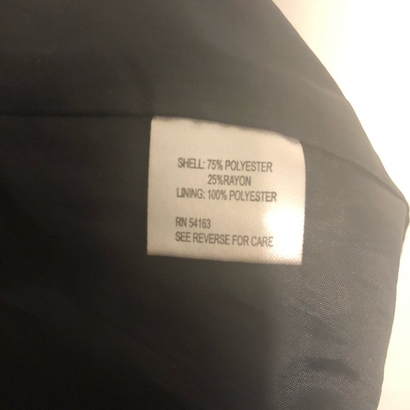 Calvin Klein Pinstripe Pencil Skirt - Picture 4 of 4